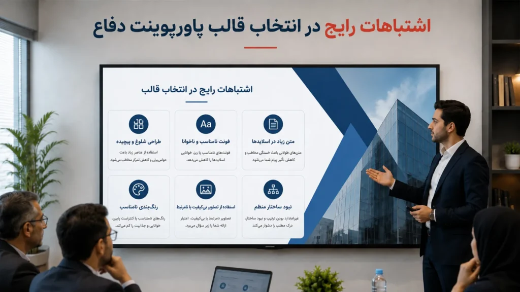 بهترین قالب پاورپوینت برای دفاع پایان نامه