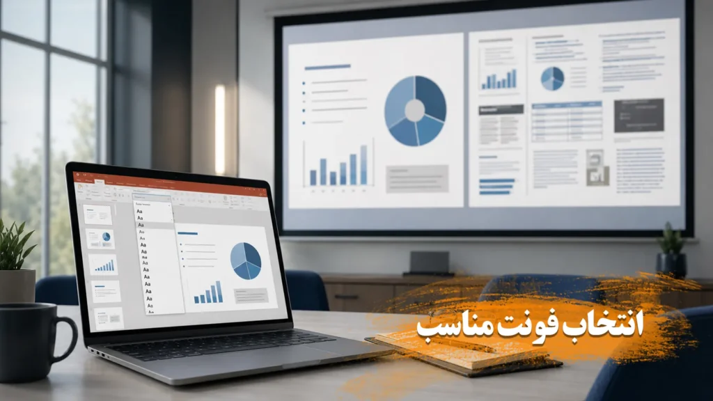 بهترین فونت های فارسی برای پاورپوینت